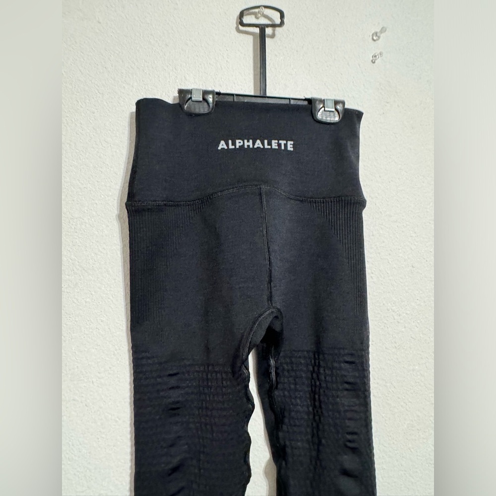 Alphalete Leggings Black Compression Womens Small - Picture 2 of 7
